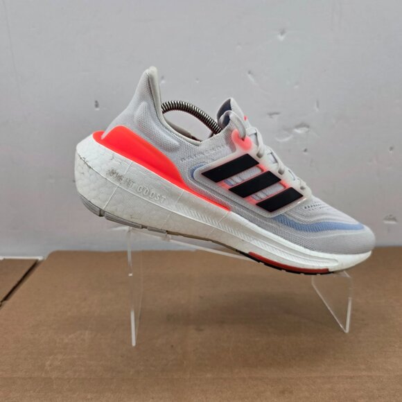 adidas UltraBoost Light White Orange HQ6351 BOOST Running Men’s Size 10 - Picture 6 of 15